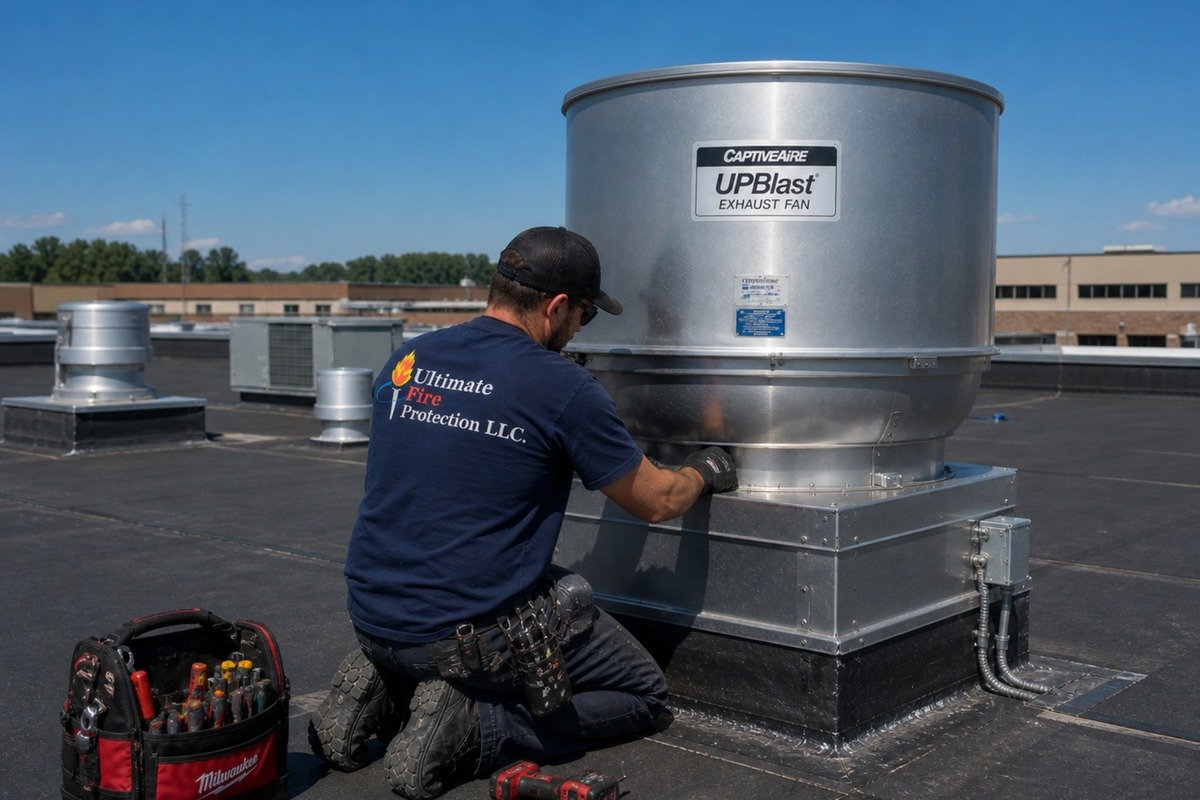 Ultimate Fire Protection field technician